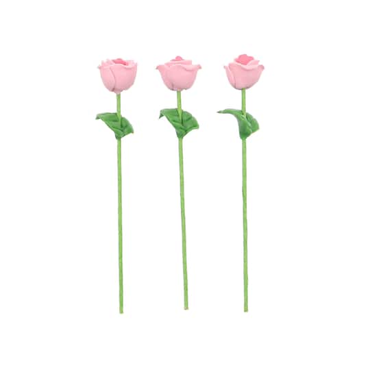 Mini Pink Roses, 3ct. by Make Market | Michaels Mini Pink Roses, 3ct. by Make Market | Michaels